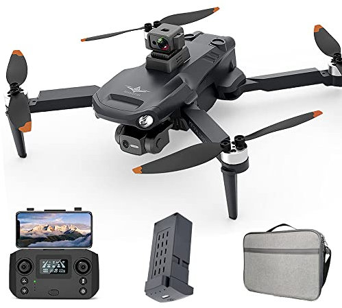 Teeggi KF106 MAX Drone with Camera 4K HD, 360° Obstacle Avoidance, 3-Axis Gimbal, 22 Minutes Flight Time, GPS Follow Me, Smart Return, Professional Quadcopter, 1 Battery