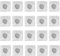 SyiXute 20 Paar Unsichtbare Magnetknopf,15mm Hidden Sew Magnetverschluss,Verstecktem Geldbörse Verschluss für Handtaschenkleidung (Silber)