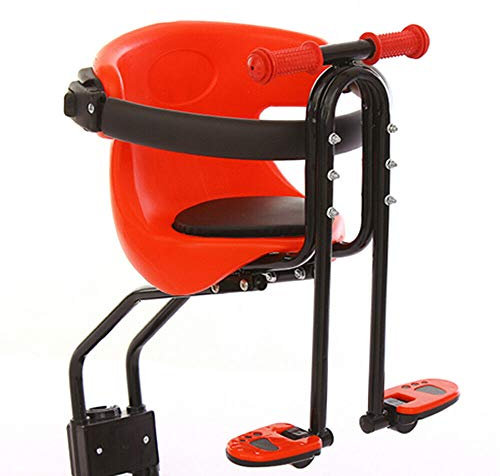 ERnonde Kindersitze Fahrrad, Vorne Fahrradsitz Kinder Fahrradsitz, Vordersitz Sicherheitssitz Mit Pedal bis 30kg ab Baby für Fahrräder