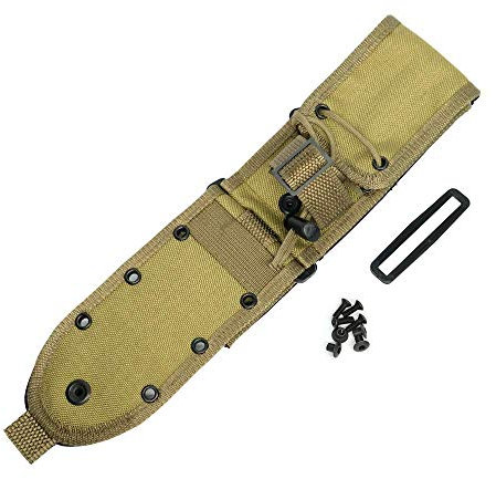 ESEE Model 5 Model 6 Laser Strike Esee-5 Esee-6 Knives Molle Back Khaki, Schwarz