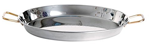 Paellapfanne, Edelstahl, 72 cm Durchmesser, das Original aus Spanien von Paella World