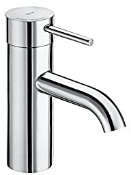 Roca,Lanta,Grifería monomando para lavabo con desagüe click-clack y cuerpo liso, Cold Start.,A5A3A11C00