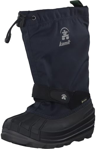 Kamik Unisex-Kinder Schneestiefel WATERBUG8G, Blau (Navy/Marine), EU:37 (5)