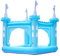 Teamson Kids Grande Piscina Gonfiabile d'Acqua Gigante con Irrigatore, Castello Blu all'Aperto per Ragazzi e Ragazze 208 x 208 x 216 cm con Accessori