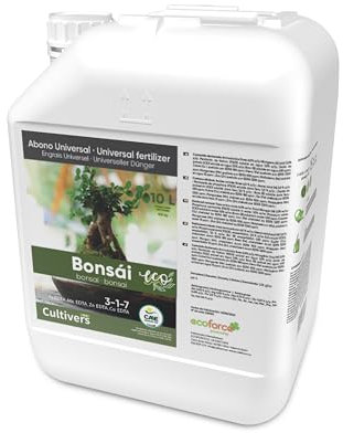CULTIVERS Organischer Bonsai-Dünger, 10 l, flüssig, mit Mikronährstoffen und Aminosäuren natürlicher Dünger. Fördert Entwicklung und kontrolliertes Wachstum