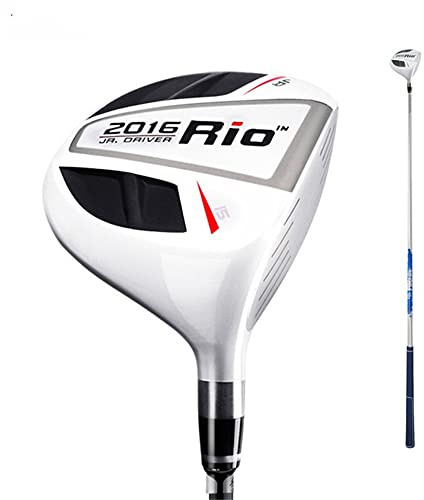 OUZBEM Golf Club Wood Kids 1# Golf Clubs Rod Golf Wood Driver Fairway Woods Junior Golf Putter (black,for age 6-8) vision