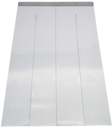 Zettl GmbH Lamellenvorhang für Kleintiere, BxH 40x60cm. PVC Streifenvorhang für Hundehütten, Katzenklappen, Ställe, Öffnungen im Gartenhaus, in der Werkstatt