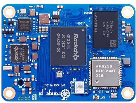 APBVIHL Orange Pi Compute Module 4 Kit, Rockchip RK3566 Quad-Core 64 bit, 2,4/5,0 GHz WLAN (4 GB RAM 32 GB eMMC Flash Single Board)