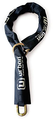 urban 11.100L Catena di Sicurezza Antifurto Moto Multifunzione, Acciaio Cementato Ø 11 Esagonale con Sistema Loop, 100 cm
