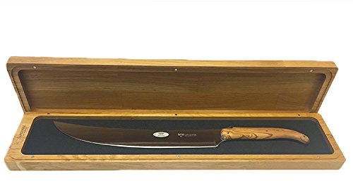 Laguiole en Aubrac Stainless Steel Champagne Saber with Olivewood Handle, Sabre, Champagne Sword