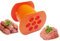 NIWWIN One Press Cevapcici Maker Hot Dog Maker Manual Sausage Maker with 7 Holes, DIY Homemade Meat Strip Squeezer, Making Delicious Stuffed Meat Filler Molds Kit Barbecue Grill Accessories (Orange)