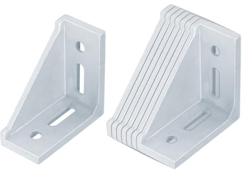 TSSS 8 Stücke Winkel 30 x 30 Profil, Befestigung Eckwinkel Aluminium Winkelverbinder Aluprofil