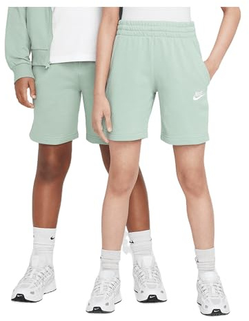 Nike Kids Club Ft Lbr Shorts, Steam/White, 10/12 Years