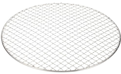 QUARKZMAN Griglia Raffreddamento in Acciaio Inossidabile, Griglia Tonda 30 Cm per BBQ, Rete Vapore, Resistente A Forno E Lavastoviglie, per Cottura Grigliatura Arrostimento Argento