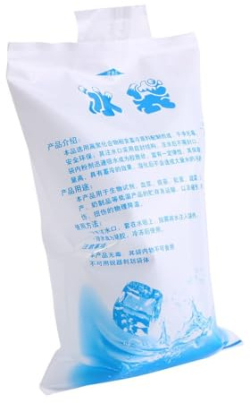 Walfront 2 x 10 stycken cool pack, PE matkvalitet ?teranv?ndbar f?r skada behandling picknick/matf?rvaring (400 ml)