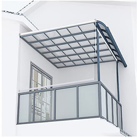SHUDONGDEN Persianas Transparentes Impermeables De PVC Ventanas/Patio/Persiana Enrollable De Plástico para Exteriores, Persianas Enrollables A Prueba De Lluvia,150x220cm/59x86.6in