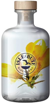 Isle of Bute Gorse – Coconut Vanilla Pine Infused Flavoured Premium Scottish Gin - Handcrafted and Bottled on Bute - Artisan Spirit with Distinct Taste – ABV 43% – 70cl