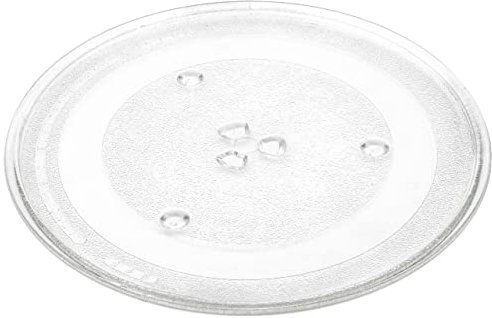 vhbw Placa de microondas compatible con Samsung M1712, M1713, M1714, M1716, M1717 microondas - Plato giratorio con soporte en Y, vidrio, 285 mm