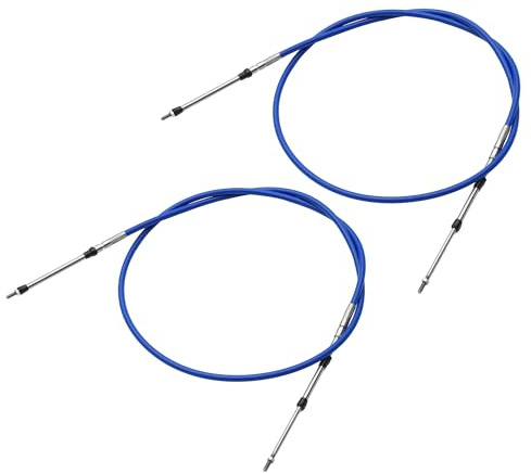 QUARKZMAN Câble D'Accélérateur 2 Pcs 1.8m Acier Inoxydable Pour Bateau