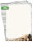 SIGEL DP450 Briefpapier Weihnachten Beige Christmas Candle, A4, 25 Blatt, Weihnachtsbriefpapier aus nachhaltigem Papier für Weihnachtspost, Angebote, Einladung, Menükarte