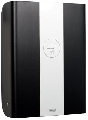 KEMMLIT Toledo Table à langer pliable, peu encombrante, table à langer murale avec matelas à langer gris, étagère murale pour espace public et privé, certifié TÜV, en bois moulé (blanc anthracite)