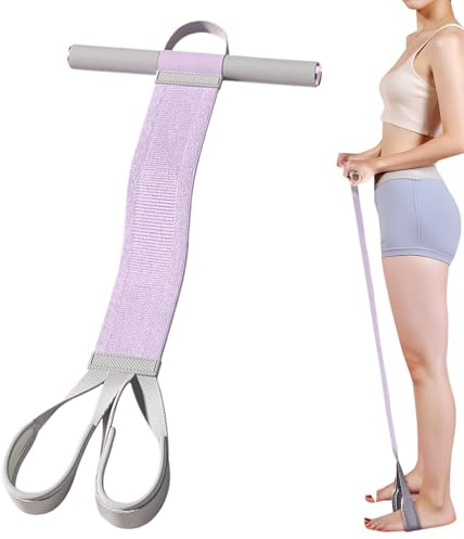 Hogvinnatil Équipement d'exercice Sent Up - Extracteur de pédale de yoga - Bandes élastiques d'étrier avec poignées - Équipement d'entraînement de force multifonctionnel pour femme