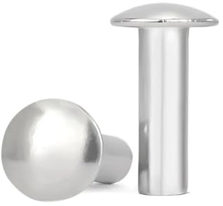 Aluminum Oval Head Semi Tubular Rivets M2 M2.5 M3 M4 M5 M6 (500,M4 x 4mm)