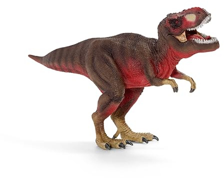 SCHLEICH DINOSAURS 72068 Tyrannosaurus Rex - König der Dinosaurier T Rex Dino mit Mörderischem Beweglichem Action-Kiefer, Dino World Figur Dinosaurier Spielzeug ab 4 Jahre