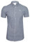 Xact Mens Cotton Gingham Check Shirt, Button-Down Collar, Short Sleeved (Baritone Blue) XL