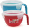 Paquete de 2 recipientes para microondas con tapas, recipientes de sopa de 900 ml con tapas, tazas de sopa con asas, cuenco para microondas con tapa, taza de sopa para microondas con tapa