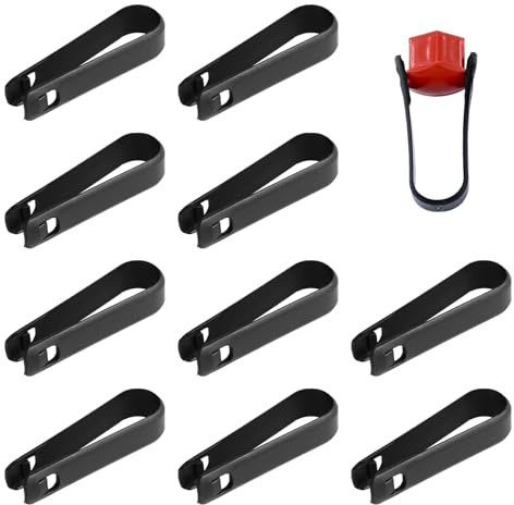 Bavooty Strumento per Tappi dei Bulloni delle Ruote,Chiavi per la Rimozione del Copridado,Strumenti di Ricambio per Tappi delle Ruote,Attrezzo per Tappi dei Bulloni delle Ruote,Nero,10pcs