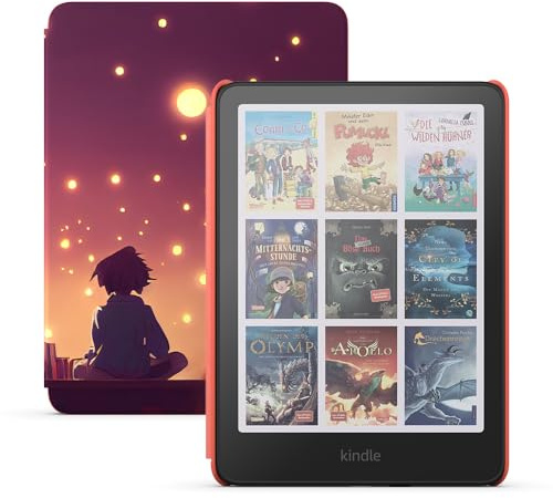 Amazon Kindle Colorsoft Kids (neueste generation) – Der erste Farb-Kindle für Kinder, mit Hülle – 16 GB – Sternenzeit