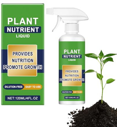 Fertilizzante Liquido Per Piante Da Interno, Nutriente Liquido Spray Per Piante, Accessori Da Giardino Naturali Multiuso Per Orto Frutta Fiori E Piante D Appartamento Crescita In Giardino 120 Ml