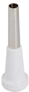 SPYMINNPOO Embout de Trompette Durable 7C pour Trompette Bb, qualité Sonore Claire pour les Joueurs Débutants et Avancés, Métal et ABS Blanc (WHITE)