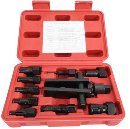 Jiawu Juego de extractores de rodamientos de Rueda de Motocicleta, Kit de Herramientas para extracción de rodamientos de Orificio Ciego con Pinzas expansibles de 8-25 mm,