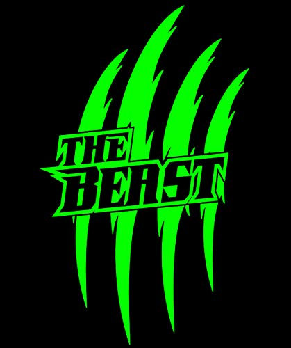 HR-WERBEDESIGN 2X Monster Kralle Sticker Aufkleber Motorrad Auto The Beast OEM Devil Tuning a