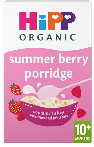 HiPP Organic Summer Berry Multigrain Porridge 10+ Months 200g (Pack of 4)