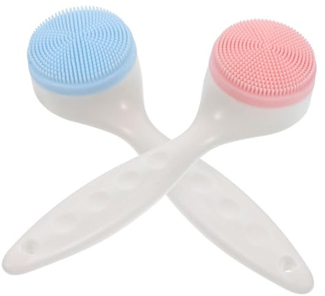 FOMIYES 2stücke Waschbürsten Für Gesicht Manuelle Gesichtsreinigungsbürste Mit Massagefunktion Sanfte Für Hauttypen Zufällige Farben