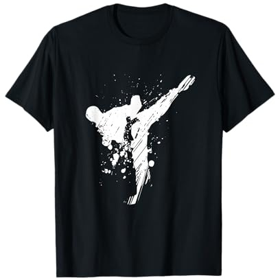 Karate Martial Arts Fighter Graphic T-Shirt for Men and kids T-Shirt