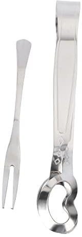 DECHOUS Schneckenzange Aus Edelstahl Schneckengabel Clip für Geschirr