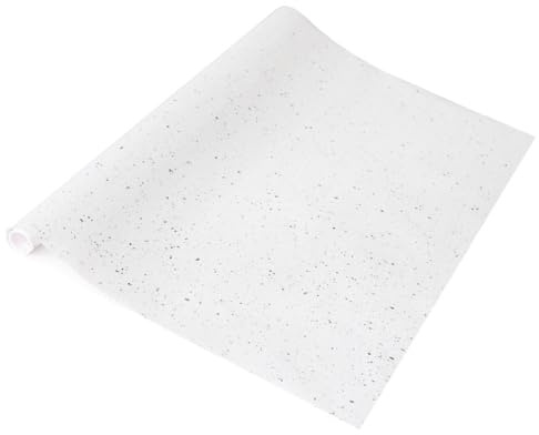 Self Adhesive Vinyl Wrap Film for Kitchen Doors and Worktops dc fix White Granite Quartz Matt (67.5CM, 5M)