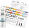 Copic Ciao Layer & Mix Lot de 3 stylos 2D, marqueurs de palette pastel, bloc A5, feuille d'entraînement, art et guide, art, artisanat, coloriage, graphique, surligneur, design, manga anime
