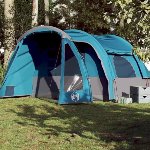 Generico Tenda Familiare per 6 Persone Blu Impermeabile,Articoli Sportivi,Ricreazione all'aperto,Campeggio ed Escursionismo,Tende-94732