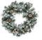 2ft Frosted Glacier Wreath with Pine Cones