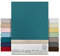 BEAUTEX Spannbetttuch Bettlaken aus Baumwolle, Premium Jersey Stoff 160g/m², Größe und Farbe wählbar (Standard - 90x200x30 cm, Petrol)