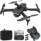 Drone avec Camera XT204 4K Double caméra Grand Angle 2,4GHz Photographie Gestuelle, 6-Axe Gyro, Positionnement du Flux Optique, Détection d'Obstacles à 360°, Moteur sans Balais, Pliable Noir 3 Piles