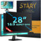 STARY 2 Pack 28 Inch Computer Privacy Screen Filter for 16:9 Widescreen Monitor Computer Screen Privacy Shield Anti-Glare Protector
