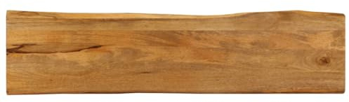 vidaXL Tischplatte mit Baumkante 180x40x2,5 cm Massivholz Mango