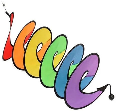 SSKHE Moulin a Vent Arc-en-Ciel Spirale, Moulin à Vent Jardin en Spirale Coloré, Jardin Décoration Moulin à venta