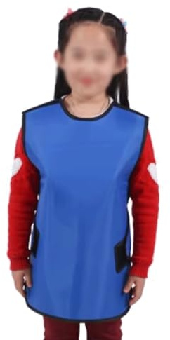 ZHIRUI Protección contra la radiación médica Ropa Protectora de Rayos X Delantal de Plomo Ropa de Plomo para niños Sombrero de Plomo Cuello de Plomo